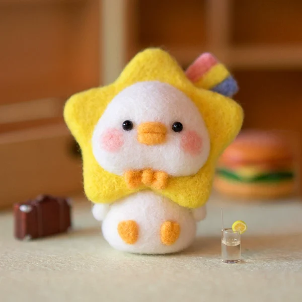 Flying Capybara Wool Felt